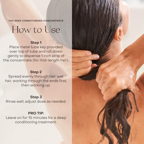 The Deep Conditioning Concentrate, Hydrating and Smoothing for Dry, Damaged, or Frizzy Hair, Hair Mask, Plant-Based, Vegan, 3.4 fl oz