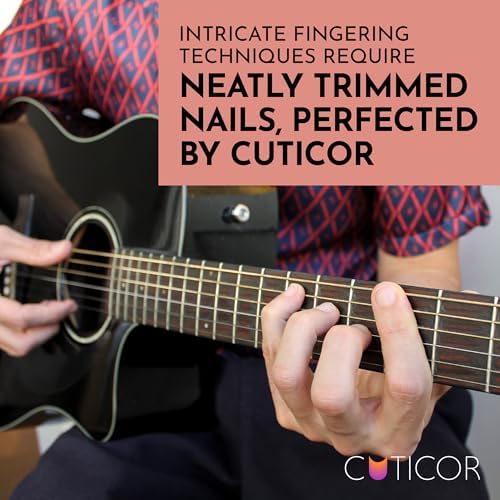 CUTICOR Nail Clipper Set - Set of 2 Fingernail and Toenail Clippers with Tin Travel Case - Ultra Sharp Stainless Steel Nail Clippers for Men and Women - Heavy Duty Nail Clippers for Thick Nails