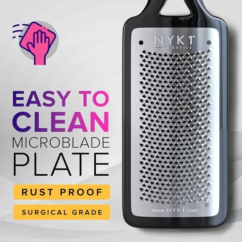 RUSTPROOF Foot File Callus Remover for Feet with Skin Catcher (XL Size) NYK1 MEGAFILE Foot Callus Remover for Wet & Dry Use - High-Performance Feet Scrubber with Textured Grip for Non-Slip Control