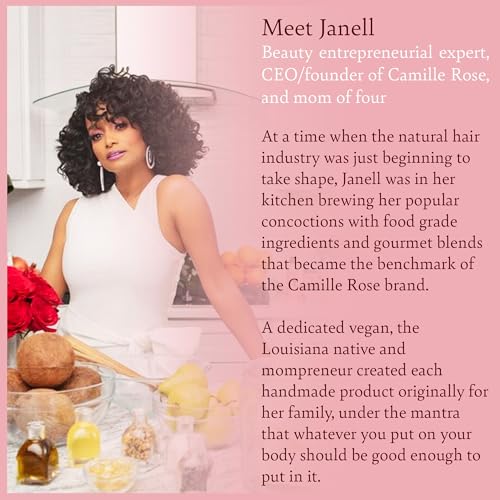 Camille Rose Mint Condition Style and Set Foam, with Aloe Vera and Sea Moss, for Extra Hold, Frizz Free Shine, and All Hair Types, 8 fl oz