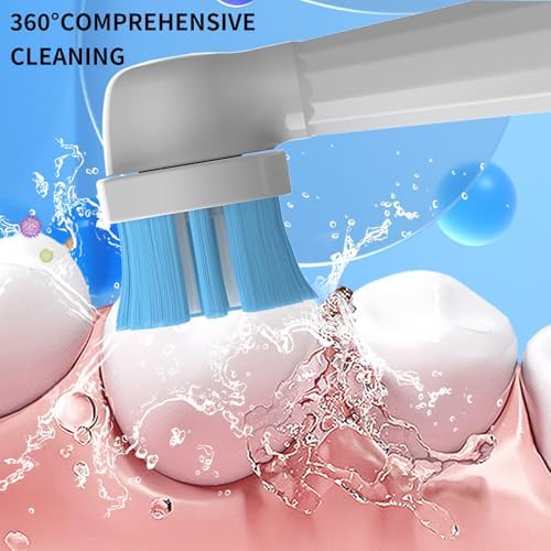 Replacement Toothbrush Head Compatible with Oral B IO, Replacement Heads for Oral B IO 3 4 5 6 7 7G 8 9 10 Series Electric Toothbrushes, White, 12 Count