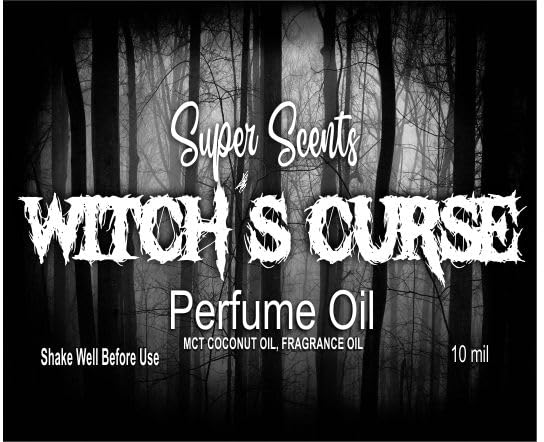 Witch's Curse Perfume Oil Fragrance Roll On 10ml Strong Unique Scent by Super Scents