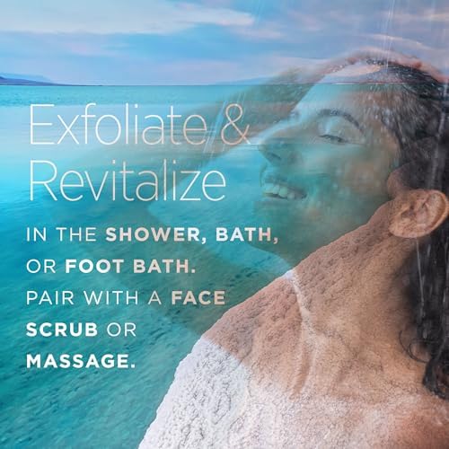 Minera Coarse Grain Dead Sea Salt for Bath & Soaking – 10 lbs, Fast-Dissolving, 100% Pure & Natural, Unscented, Skin-Nourishing Bulk Sea Salt