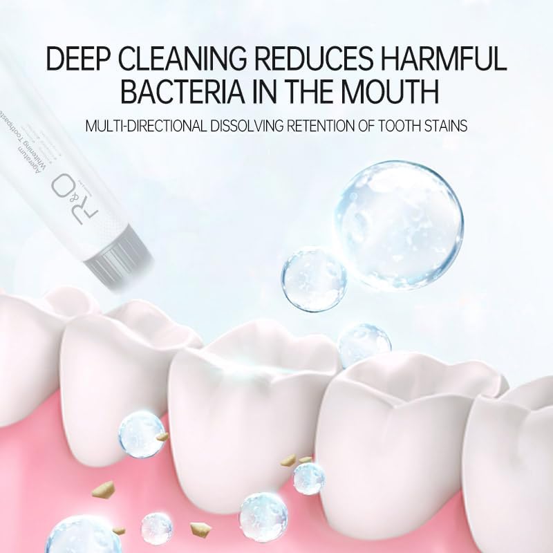 R&O Ageratum Whitening Toothpaste with Bamboo Charcoal, 3.53 oz - Removes Stubborn Stains, Great for Teeth Whitening, Reduces Plaque, Promotes Oral Health with Long - Lasting Fresh Breath (3 Tubes)