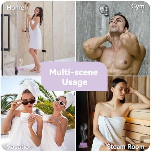 Shower Steamers Aromatherapy 6 Pack Gifts for Women Mom Men, Gifts for Her Stress Relief Home Spa, Birthday Gift Lavender Natural Essential Oil Self Care Relaxation Shower Bombs Teen