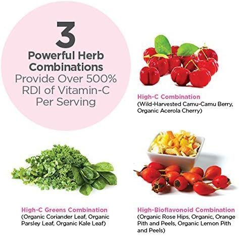 Dr. Schulze's | Super-C Plus Powder | Vitamin C Complex | Clinical Herbal Formula | Dietary Supplement | Immune Support | May Increase Collagen Formation & Iron Absorption | 2 oz Bottle