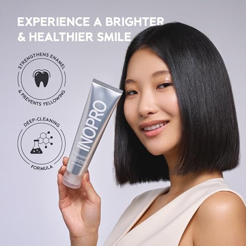 Natural Whitening Hydroxyapatite Toothpaste with Probiotic for Sensitive Teeth, Fluoride Free Enamel Repair Remineralizing Toothpaste, SLS Free, Baking Soda, Coconut Oil, 5oz