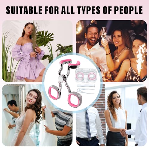 Contact Lens Applicator Tool, Eye Opener for Contacts for Easy Insertion and Removal, with Contact Lens Case, Sucker+Tweezer with Soft Tip