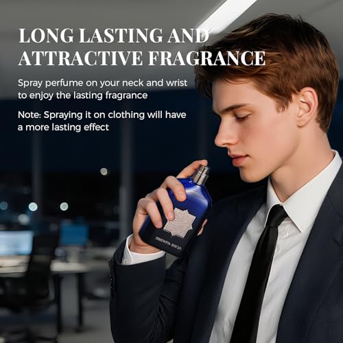 Perfume for Men,Eau de Parfum Long Lasting Cologne for Men with Woody Notes Luxury Fragrance for Daily Elegance Special Occasions,Inspired by Savage,3.4 Fl oz