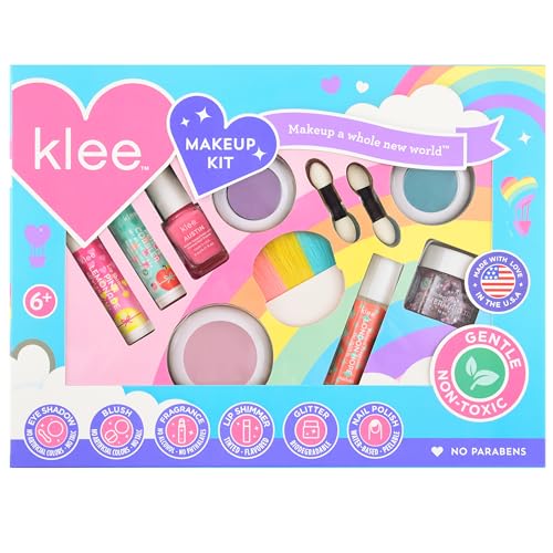 Luna Star Klee Ultimate Makeup Kit. Gentle and Non-Toxic. Kid-Friendly. Made in USA. (Ray of Bliss)