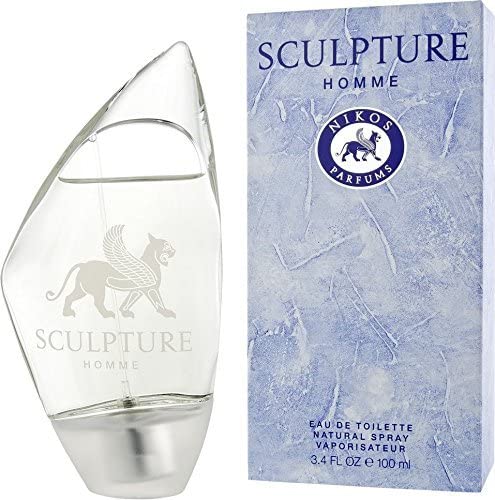 Sculpture Homme Cologne For men by Nikos Eau De Toilette Spray, 3.4 oz