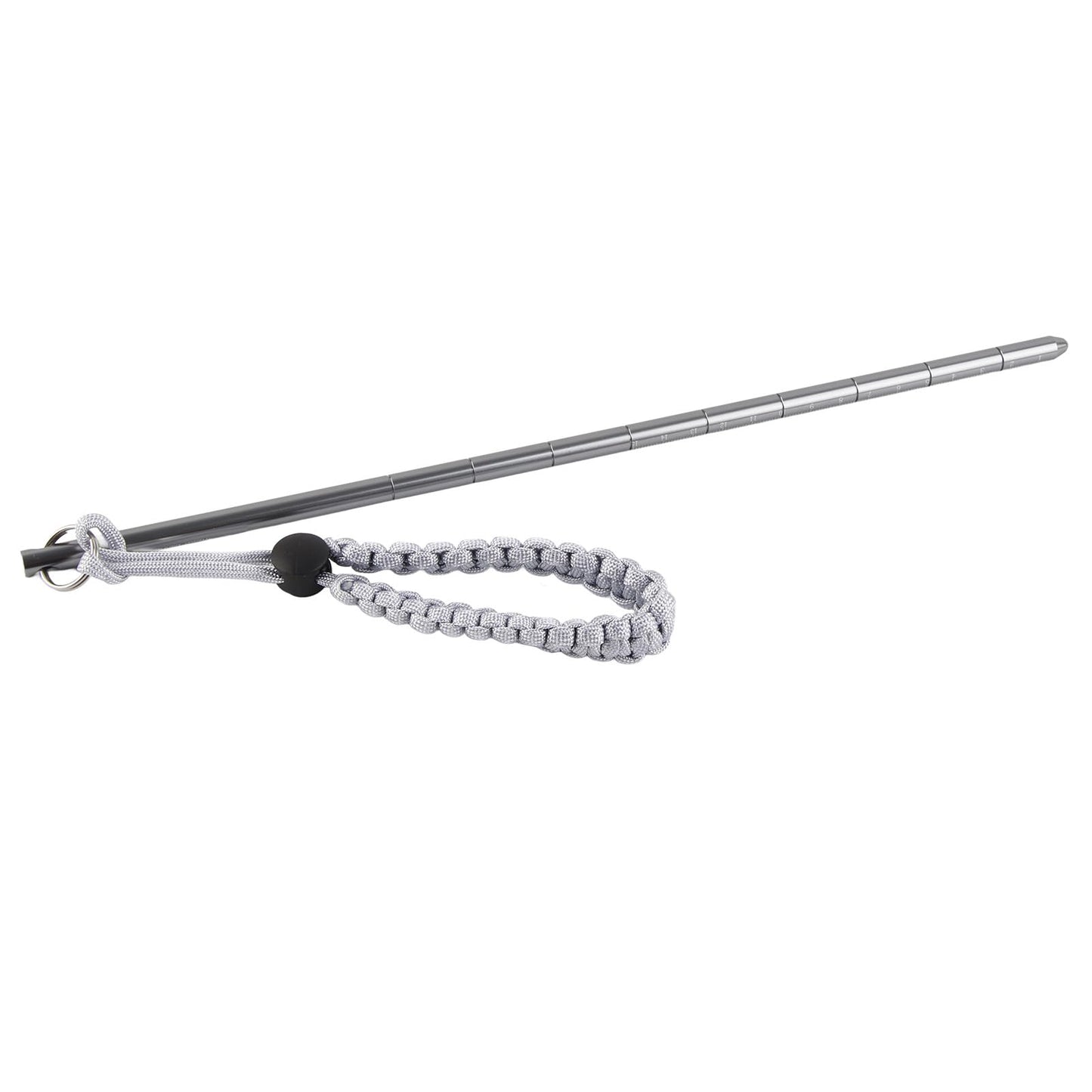 Diving Stick, 34cm Aluminum Alloy Noise Maker Rod Pointer with Adjustable Wrist Lanyard Accessories (Gray)