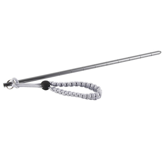 Diving Stick, 34cm Aluminum Alloy Noise Maker Rod Pointer with Adjustable Wrist Lanyard Accessories (Gray)