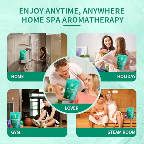 Shower Steamers Aromatherapy, 20-Pack Shower Bombs with Natural Essential Oils, Stress Relief Self Care Birthday Gifts for Women, Men, Mothers Day Gifts for Mom, Her, Travel Essentials