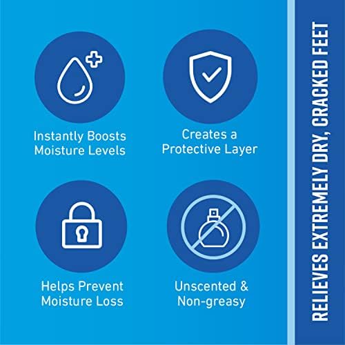 O'Keeffe's for Healthy Feet Foot Cream; Guaranteed Relief for Extremely Dry; Cracked Feet; Instantly Boosts Moisture Levels; 3.2 Ounce Jar; (Pack of 3)