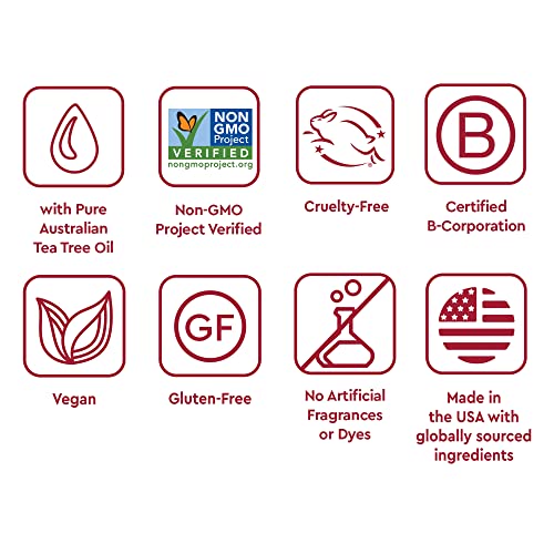 Desert Essence Tea Tree Oil Toothpaste - Mint - 18.75 Oz (6.25 Oz * Pack of 3) - Refreshing Taste - Deep Cleans Teeth & Gums - Helps Fight Plaque - Sea Salt - Pure Essential Oil - Baking Soda