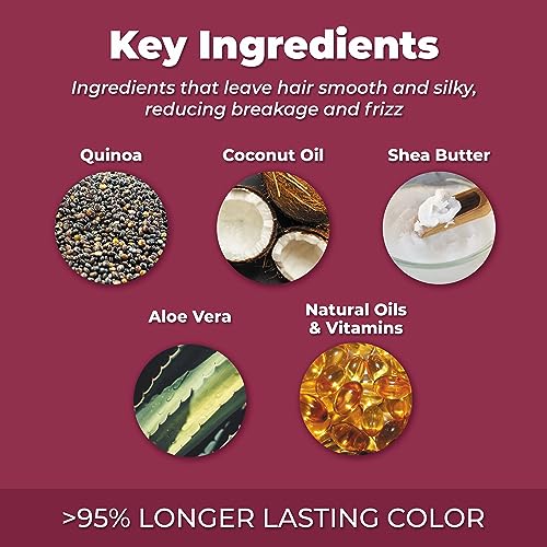 Framesi Color Lover Moisture Rich Conditioner, Sulfate Free Conditioner with Coconut Oil and Quinoa, Color Treated Hair