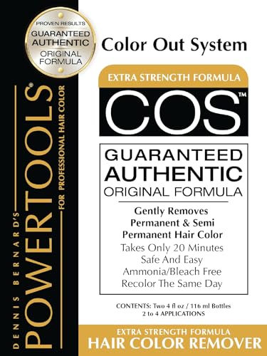 COS, The Original Color Out System | Guaranteed Authentic Original Formula l Safely Remove Semi & Permanent Hair Color | Ammonia Free