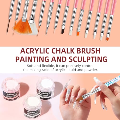 Acrylic Nail Kit With Drill And U V Light Full Nail Kit Set Professional Nail Starter Kit For Beginners Acrylic With Everything