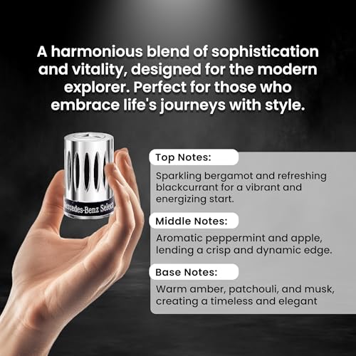 Mercedes-Benz Select Perfume for Men Travel Collection Mini EDT Spray 0.7 Ounce