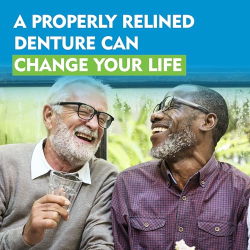 DenSureFit Upper Denture Reline Kit, Soft Silicone Denture Reliner Repair and Care Combo Kit with Extra Comfort Liner, Refit and Tighten for a Secure, Comfortable Fit