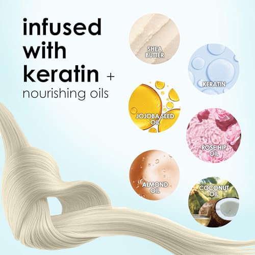 Keracolor Color + Clenditioner 3-in-1 Color-Depositing Conditioner, Gentle Cleansing Conditioner Infusing Semi-Permanent Hair Color, 9 Shades, 33.8 Fl Oz