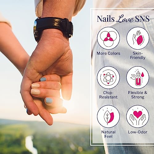 SNS Nail Dip Powder, Gelous Color Dipping Powder - Machu Picchu (Red) - Long-Lasting Dip Nail Color Dip Nail Color Lasts 14 Days - Low Odor & No UV Lamp Needed - 1 Oz