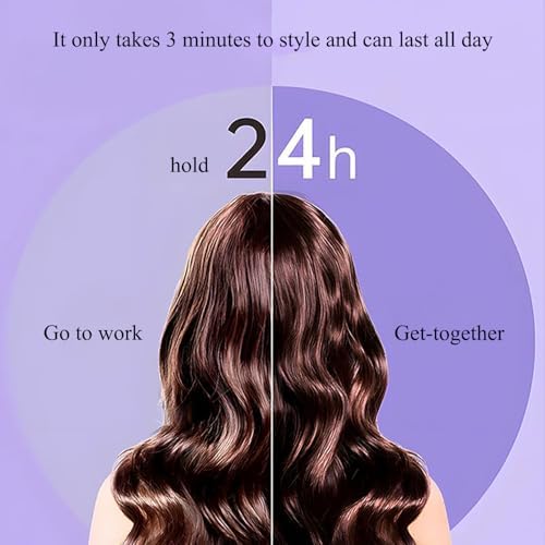 Automatic Hair Curler, 4 Temperature & 3 Timer Settings, Auto Shut-Off, Anti-Scald, Rotating Curling Wand