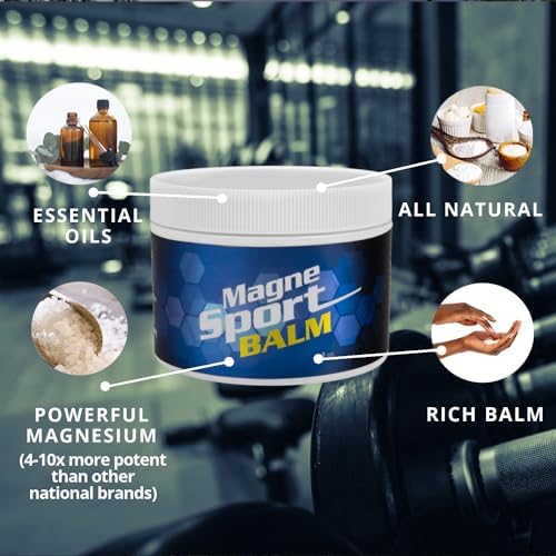 MagneSport Topical Magnesium Balm for Athletic Recovery - 4oz Jar