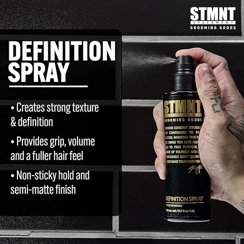 STMNT Grooming Goods Definition Spray, 6.76 fl. oz | Strong Texture | Semi-Matte Finish