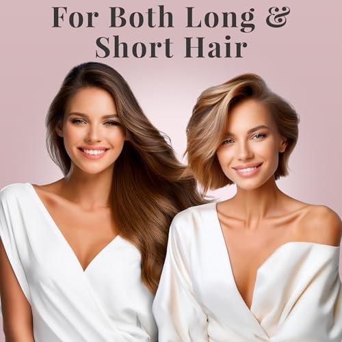 Lily England Round Blow Dry Brush Set for Women - Perfect for Voluminous Blowouts - Ceramic Ionic Technology - Luxury Gift for Her (Pink)