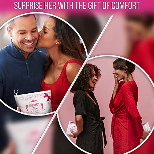 SOO Jelly Pedicure Packs - Pedicure Foot Soak For Feet - Moisturizing Jelly Spa Pedi Soak - Foot Spa Bath Soak For Soaking - Pedicure Foot Gel To Relax Sore Feet (Damascus Rose)