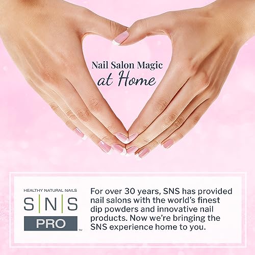 SNS Nail Dip Powder, Gelous Color Dipping Powder - Natural Set Sheer (Natural/Nudes, Sheer), PWNSS02 - Long-Lasting Acrylic Nail Color & Polish Lasts 14 Days - Odor-Free & No UV Lamp - 2 Oz