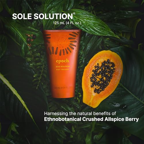 Nu Skin Epoch Sole Solution | Effective Foot Cream for Dry Cracked Heels and Feet | Foot Care with Urea Cream for Feet | Repair Foot Health | Moisturizer & Lotion for Clean Feet | 4 Fl Oz | 1 Pack