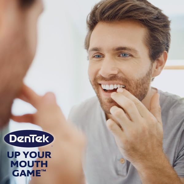 DenTek Fresh Clean Floss Picks, For Extra Tight Teeth, 75 Count, 6 Pack