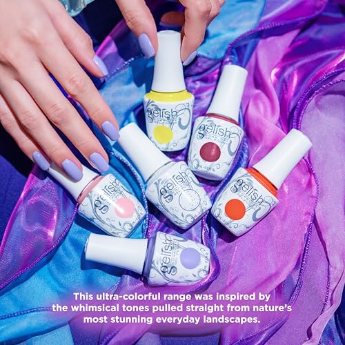 Gelish Spring Collection Now & Zen - Gel Nail Polish, Spring Gel Polish Collection, Spring Gel Nails, Long-Lasting Soak Off Gel Nail Polish 15mL