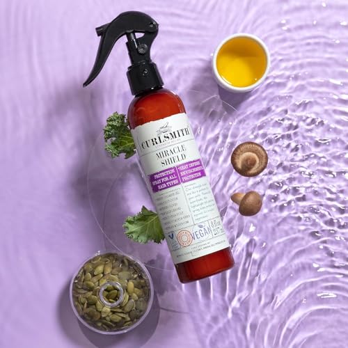 CURLSMITH - Miracle Shield, Protein-Rich Hair Protection Spray for All Curl and Hair Types (2 fl oz)