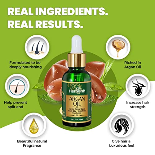 Herbishh After Color Shampoo Combo Contains Hair Color Shampoo Hair Dye 500ml Argan Oil 30ml Pro Keratin And Argan Hair Mask 100gm For Hair Shine And Protection For Men And Women (Dark Brown)