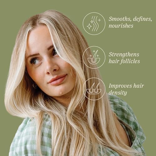 Salée Hair Styling Cream | Anti-Frizz Leave-In Smoothing Cream for All Hair Types | Flexible Hold & Shine | Defines Curls, Tames Flyaways, Softens & Nourishes | 6 oz.