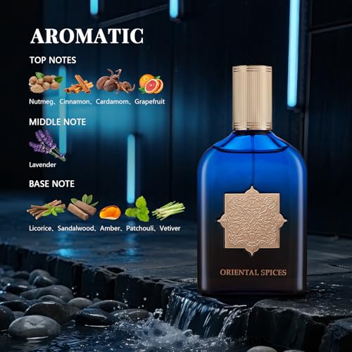 Perfume for Men,Eau de Parfum Long Lasting Cologne for Men with Woody Notes Luxury Fragrance for Daily Elegance Special Occasions,Inspired by Savage,3.4 Fl oz