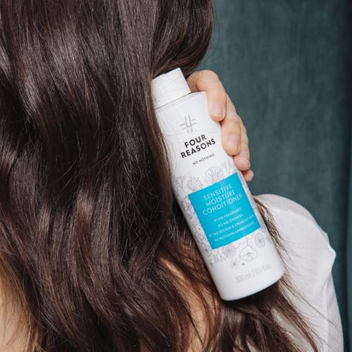 No nothing Sensitive Moisture Conditioner - Fragrance Free for Dry Hair - Hypoallergenic, Unscented Moisturizing Conditioner for Sensitive Scalp and Skin - Paraben Free, Vegan – 10.15 oz