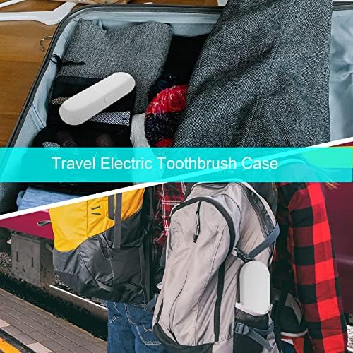 Cosmos Pack of 2 Plastic Travel Case Toothbrush Carrying Case Holder Container Compatible with Oral B Pro and also for Sonicare & Other Toothbrush
