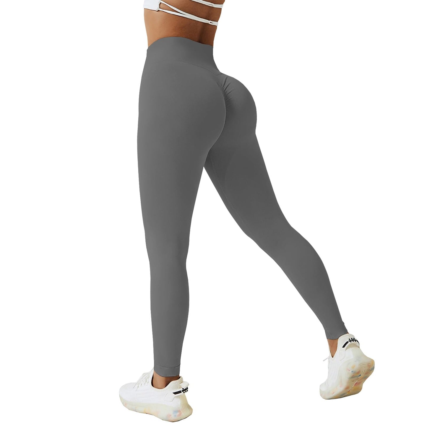 GAYHAY High Waisted Leggings for Women - Butt Lifting Opaque Tummy Control Pants for Running Cycling Yoga