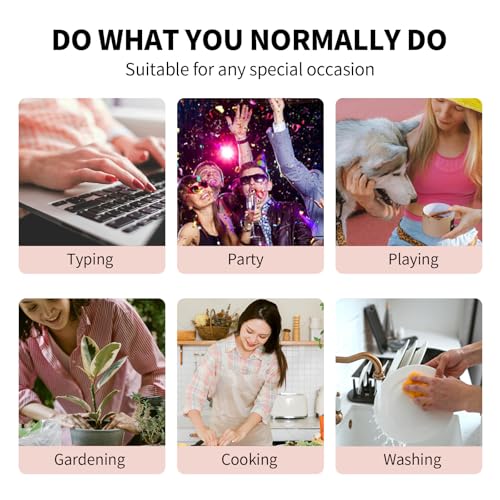 Pearl White Press on Nails Short - Soft Gel Chrome Press on Nails Square for Women Gift, Glossy Glue on Nails in 16 Sizes - 32 Reusable Fake Nails with Glue, Pearl White