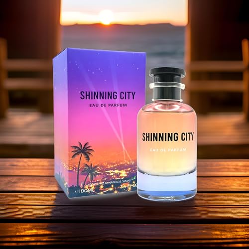 Shinning City Perfume by Emper. Unisex Eau de Parfum for Women and Men 3.4 Fl Oz 100ml. Fresh Summer Fragrance - City of Stars