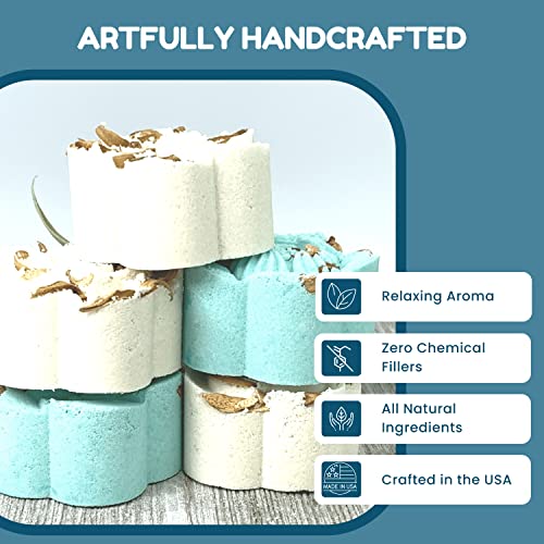 SLEEP WELL EXTRA STRENGTH Shower Bombs w/Lavender, Neroli – Sleep Support Essential Oil Blend Aromatherapy Shower Steamers | Relaxing Mother’s Day Gift Idea (No Bomb Bag Added)