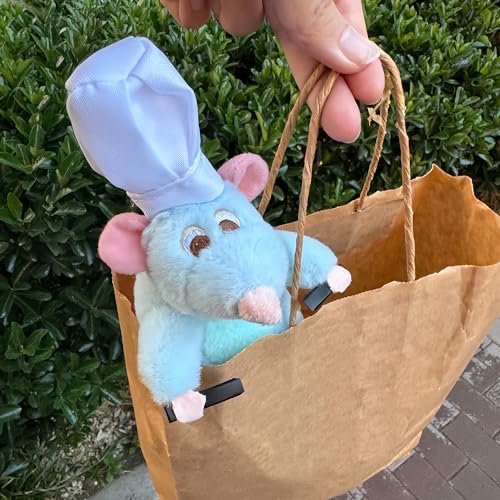 Rat Headband Clip Grabs Hair Rat Plush Toy Mouse Ears Stuffed Animal Costume Props Funny for Adults