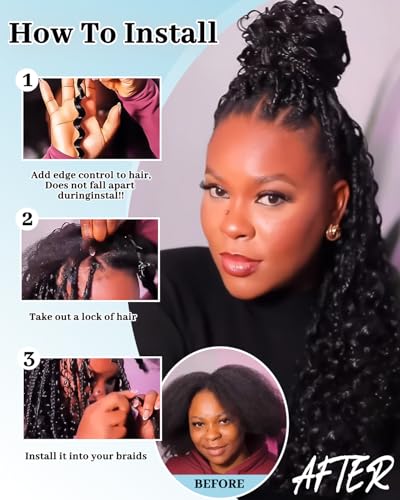 Flagship Human Braiding Hair for Boho Braids 16 Inch 2 Bundles 100g Deep Wave Bulk Human Boho Hair for Braiding 12A Virgin Curly Human Hair for Boho Knotless Braids Human Hair Bundles P27/613