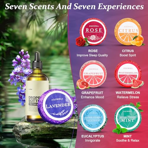 Shower Steamers Aromatherapy - 21Pcs Birthday Gifts for Women, Wife, Mom, Essential Oil, Nasal Relief, Self Care Home Spa Gifts for Women, Teacher Appreciation Gift for Her