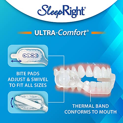 SleepRight Ultra-Comfort Dental Guard Mouth Guard to Prevent Teeth Grinding - No Boil - Extra Strong